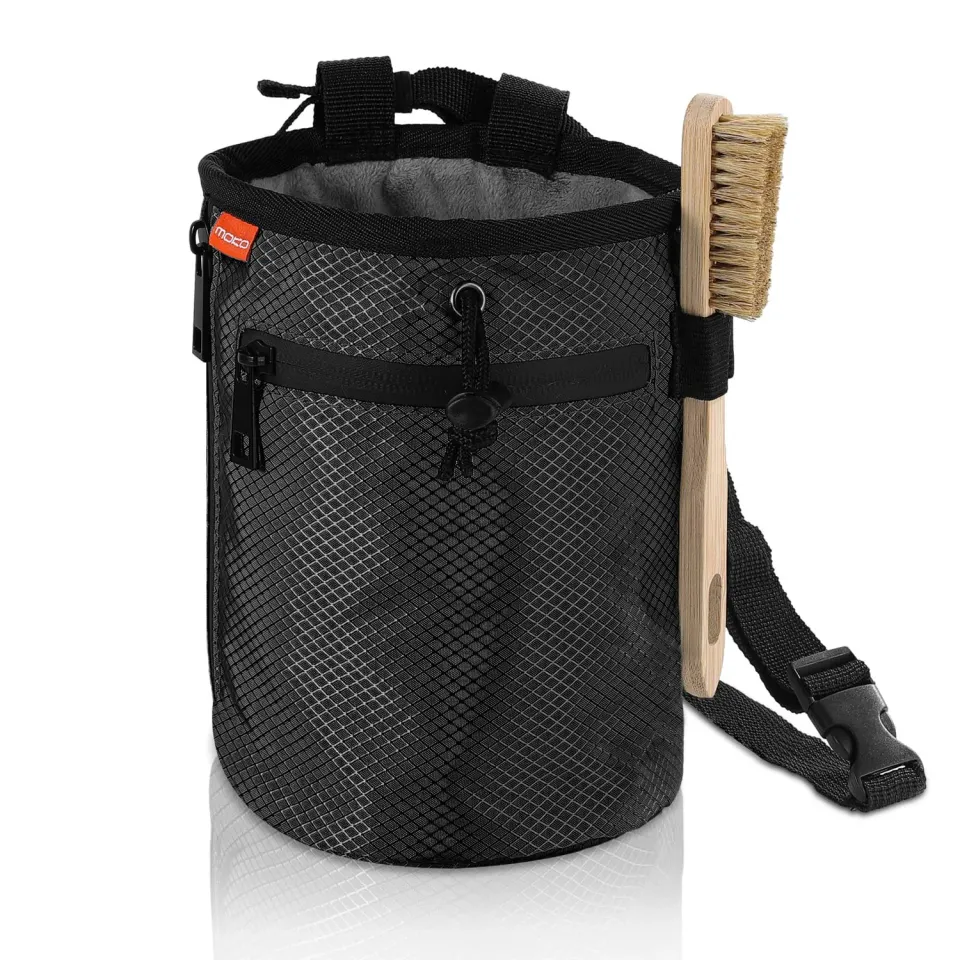 MoKo Borsa gesso arrampicata nera con cintura