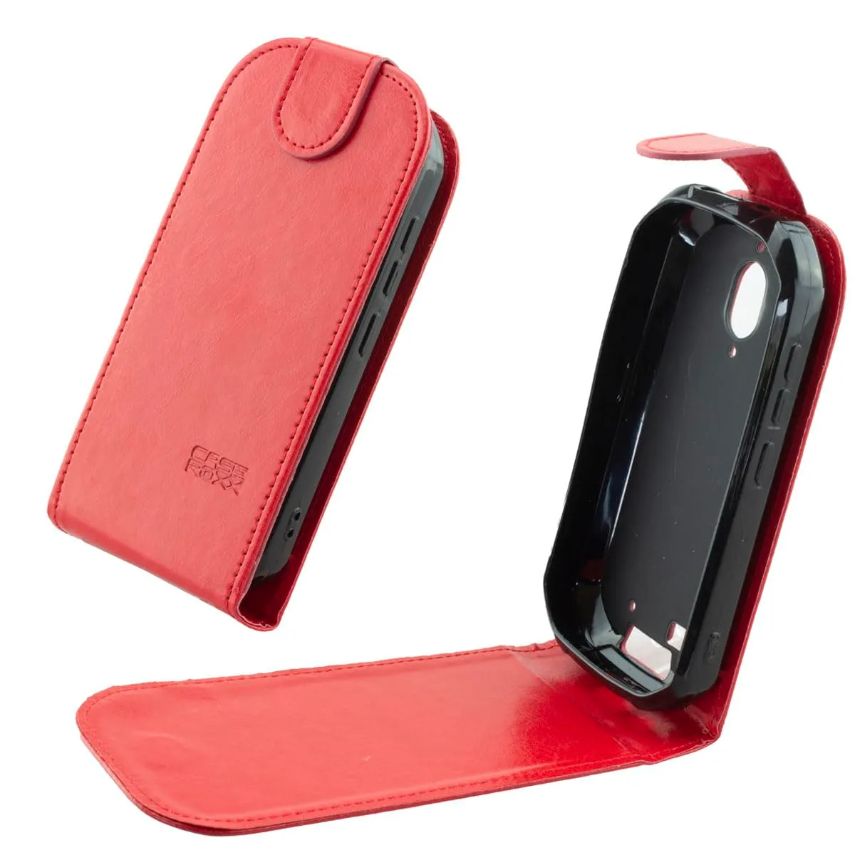 caseroxx Flip Cover Unihertz Atom L/XL rossa pelle