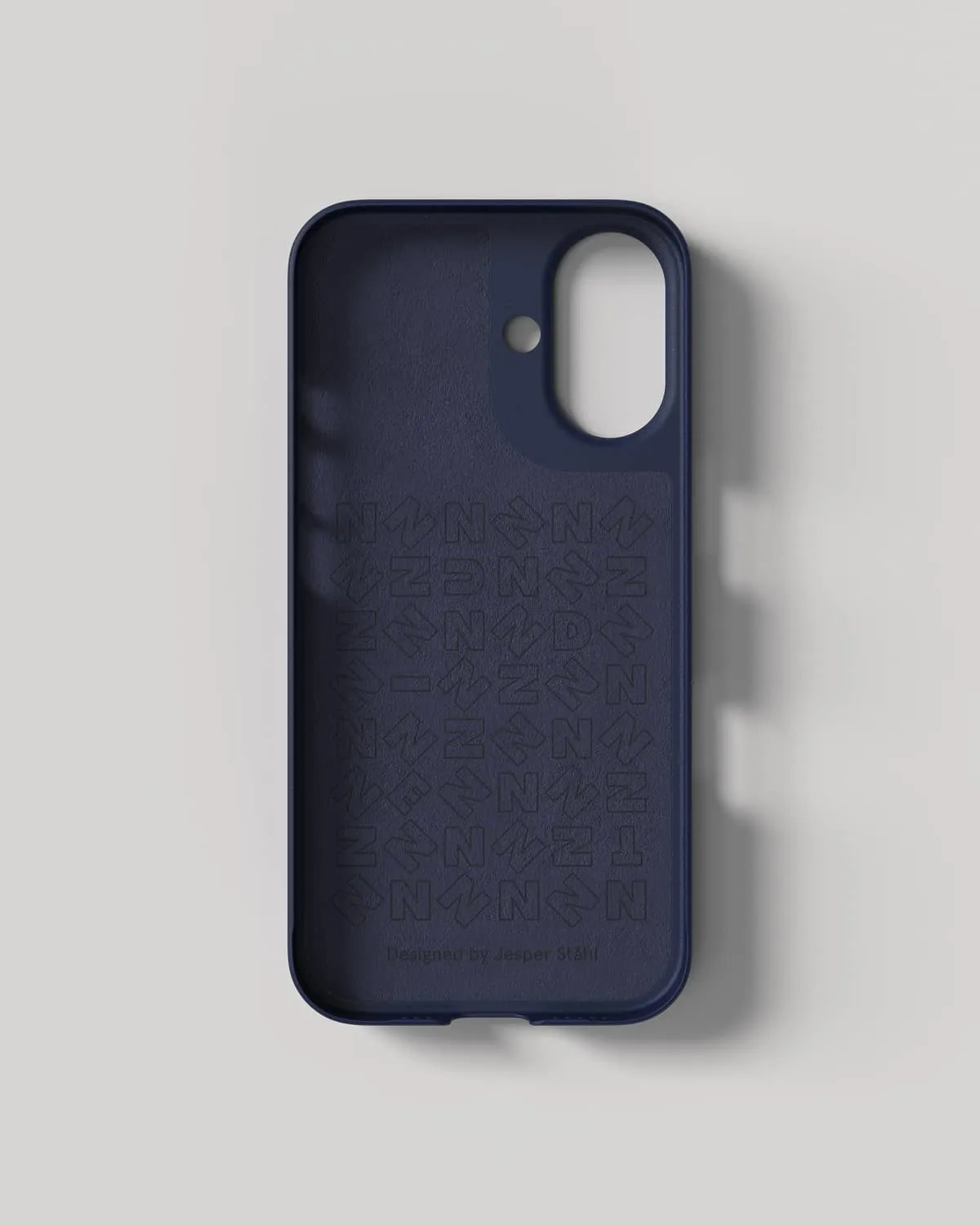 Nudient Thin Case cover iPhone 16 Ocean Blue sottile