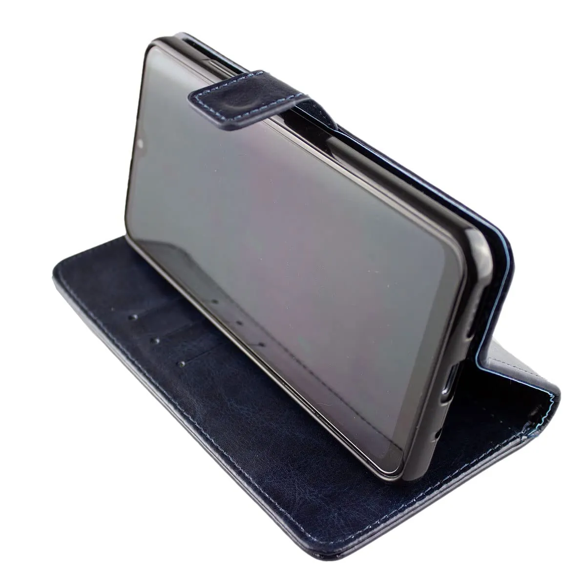 caseroxx Bookstyle custodia Beafon M6s azzurra antiurto