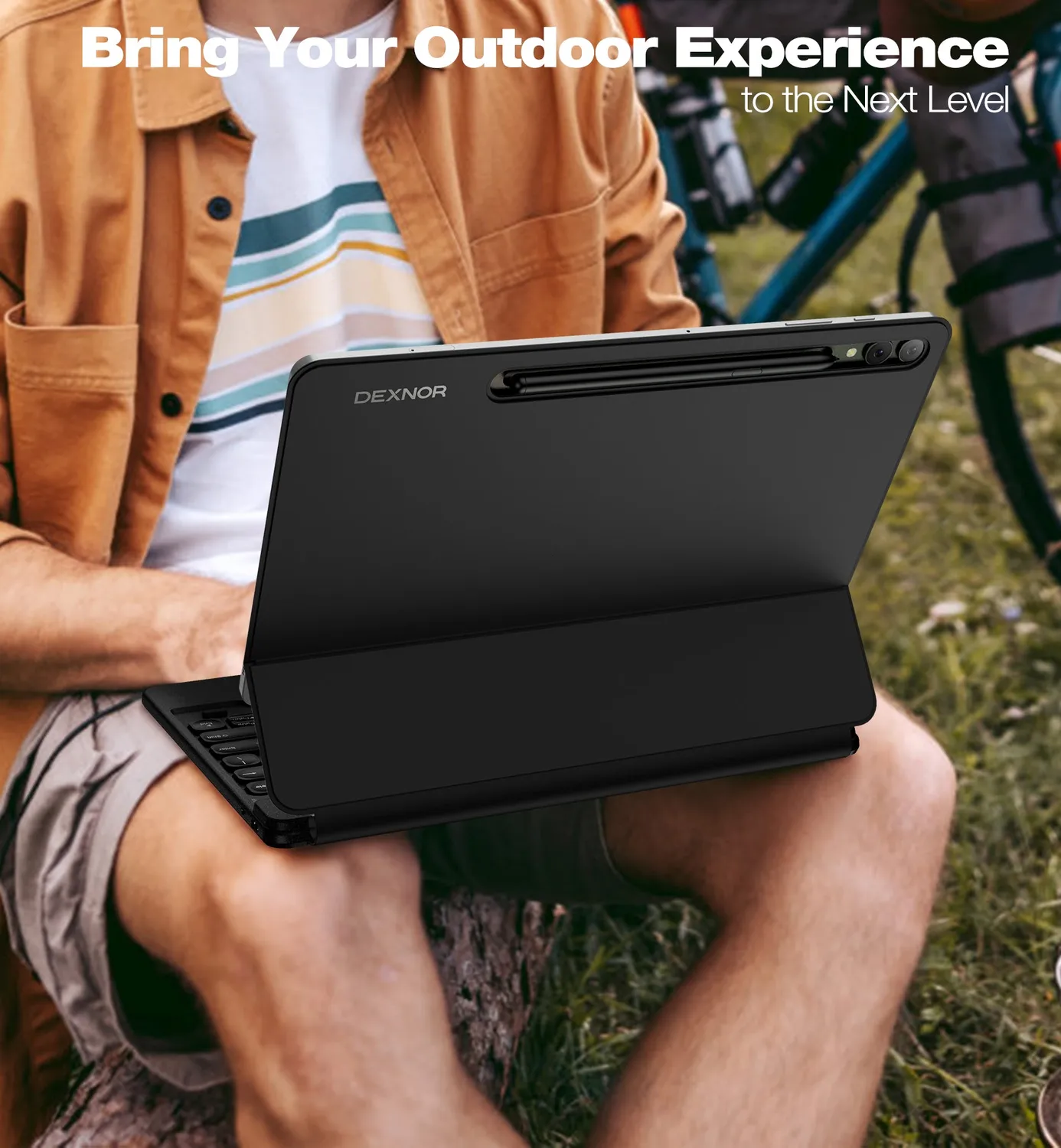 Dexnor Tab S9 Plus tastiera cover 12.4 nera layout italiano
