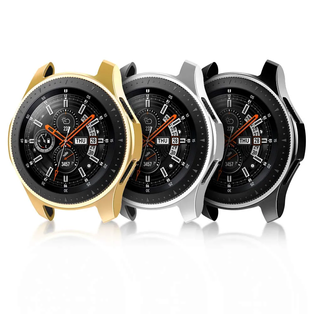 MoKo Galaxy Watch 46mm Cover TPU 3 Pezzi Nero Anti-graffio