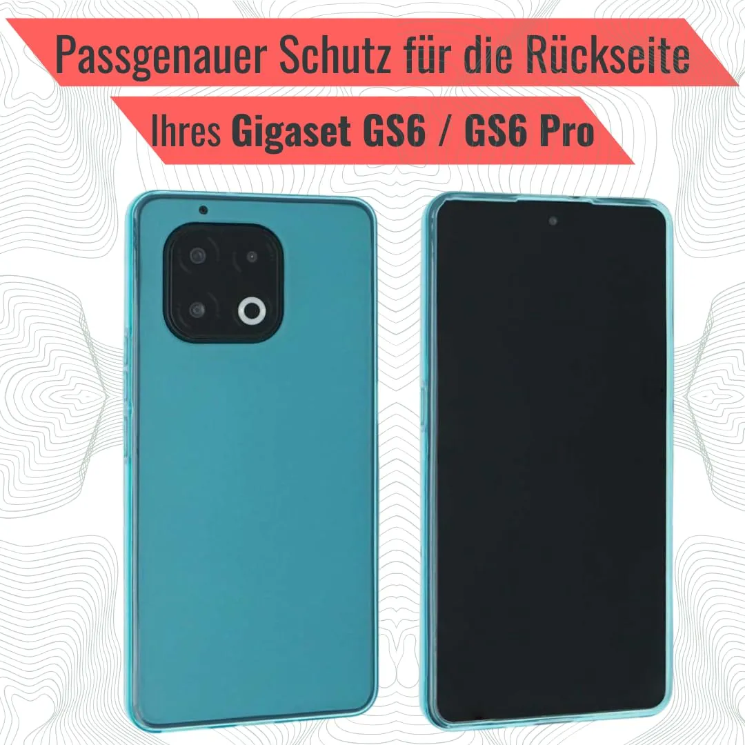 caseroxx TPU custodia Gigaset GS6 / GS6 Pro azzurro chiaro