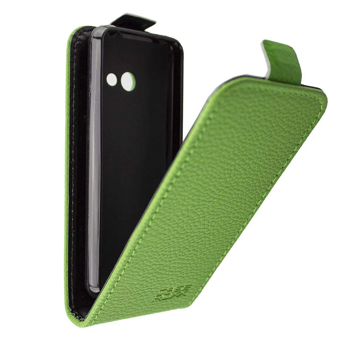 caseroxx Flip Cover custodia Alcatel 3088 3088X verde