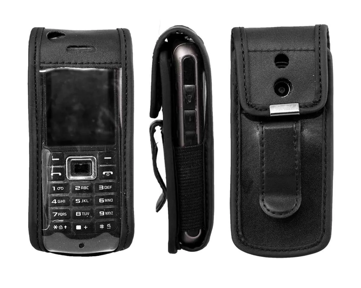 caseroxx GT-B2100 custodia cintura pelle nera finestra