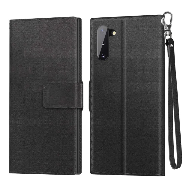 MoKo portafoglio cover Galaxy Note 10 6.3" nero ardesia