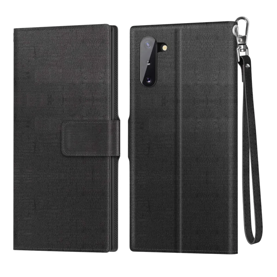 MoKo portafoglio cover Galaxy Note 10 6.3" nero ardesia