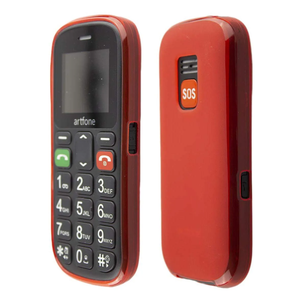 caseroxx Artfone CS181 cover TPU rossa antiurto