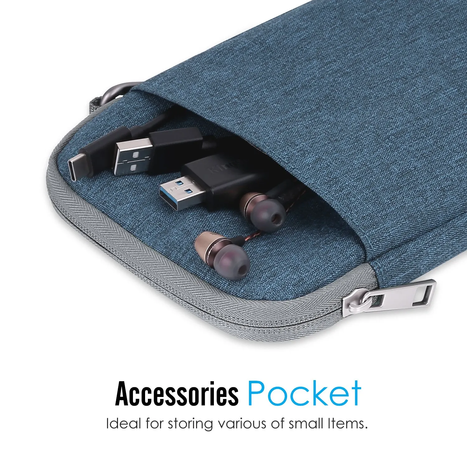 MoKo Kindle 6" custodia nylon leggera blu