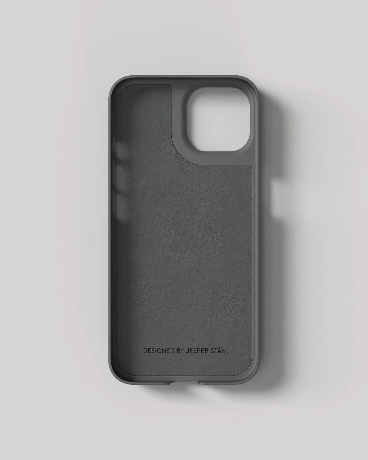 Nudient Thin Case custodia iPhone 15 Ash Grey MagSafe leggera