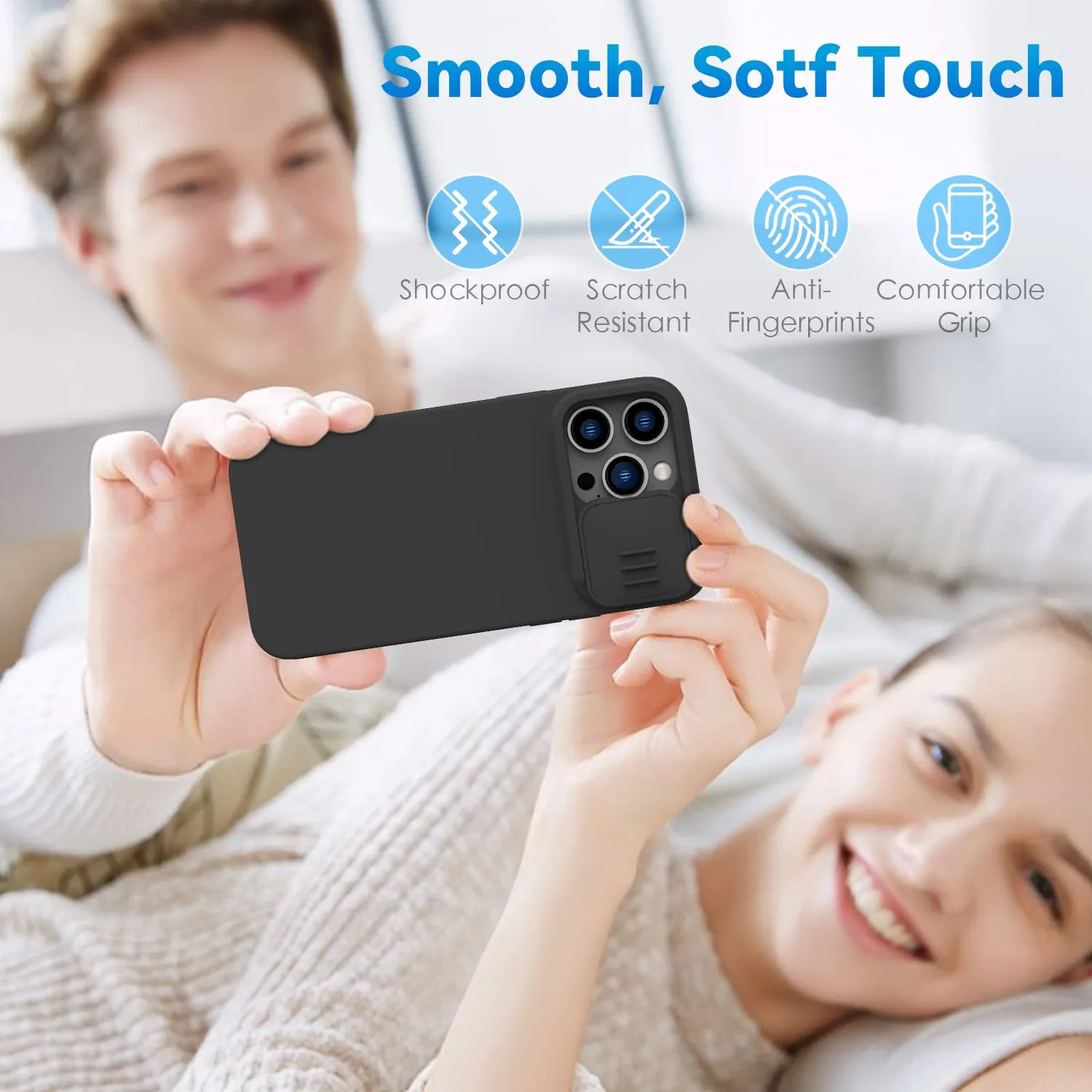 CloudValley iPhone 14 Pro Cover Magnetica MagSafe Nero Antiurto