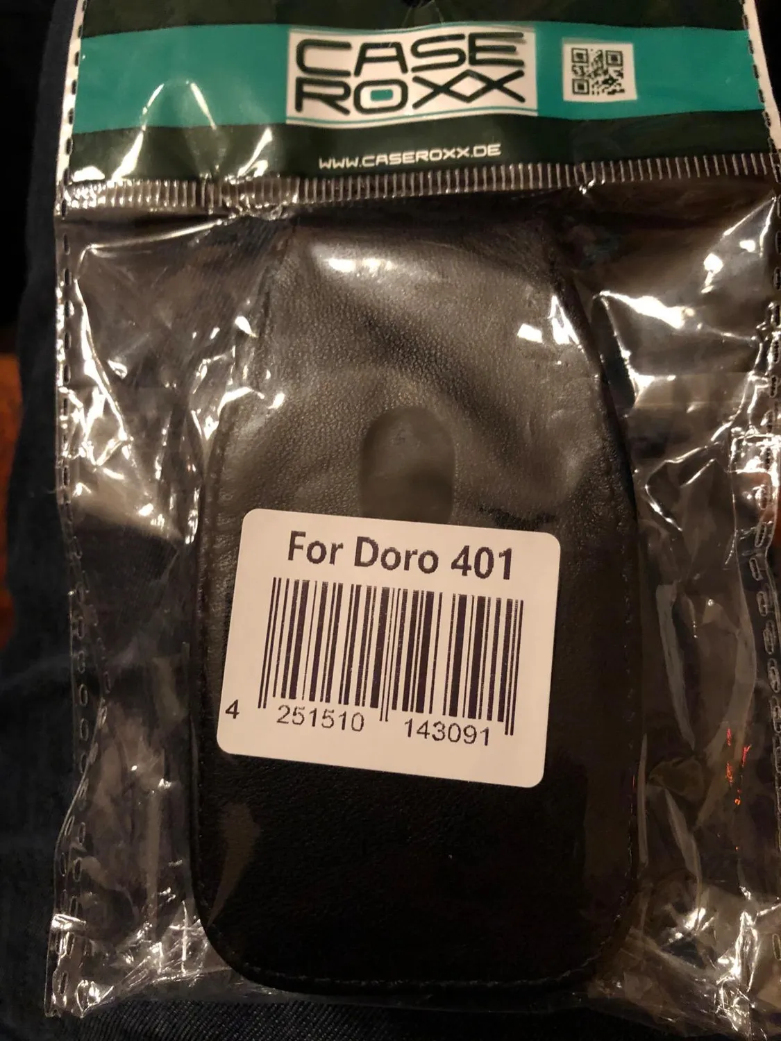 caseroxx Borsa Pelle Doro Primo 401 custodia cintura nero vera pelle