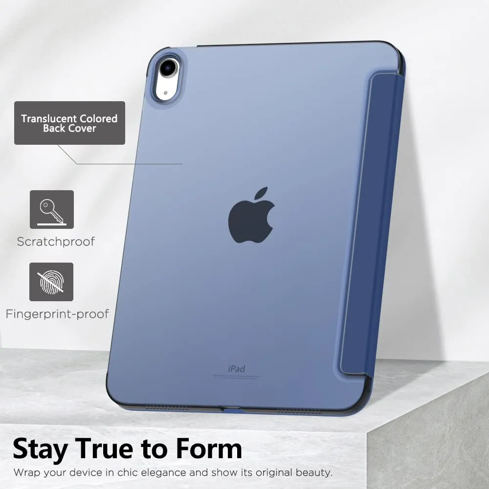 MoKo iPad 11 10 gen custodia blu marino