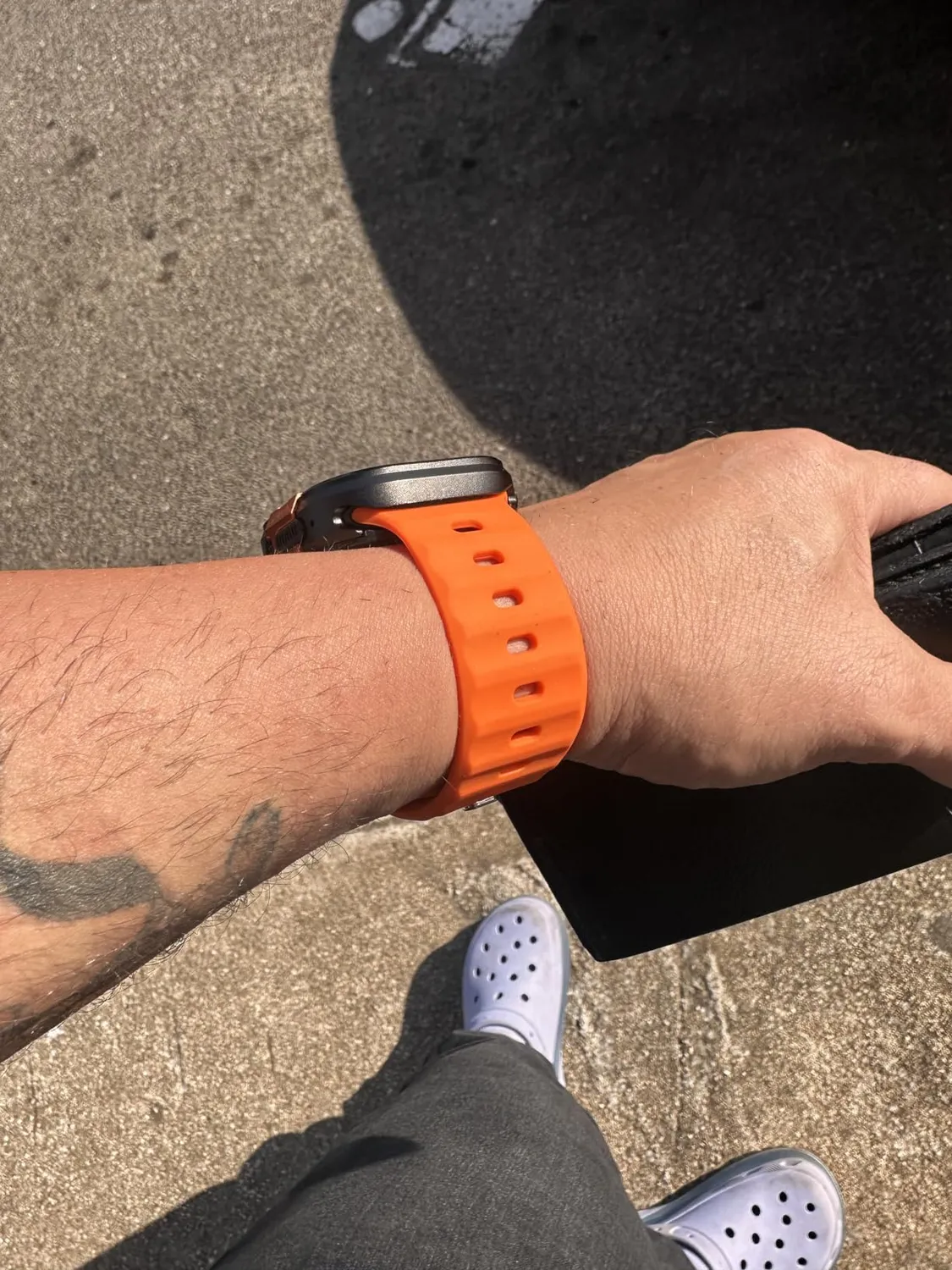 MoKo Cinturino Ocean Apple Watch 42/44/45/46/49mm Nero silicone