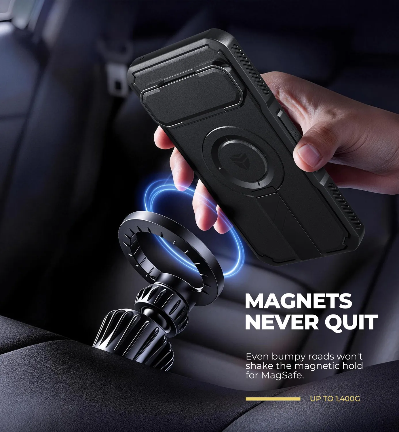 Dexnor Pixel 11 Pro XL custodia magnetica nera antiurto