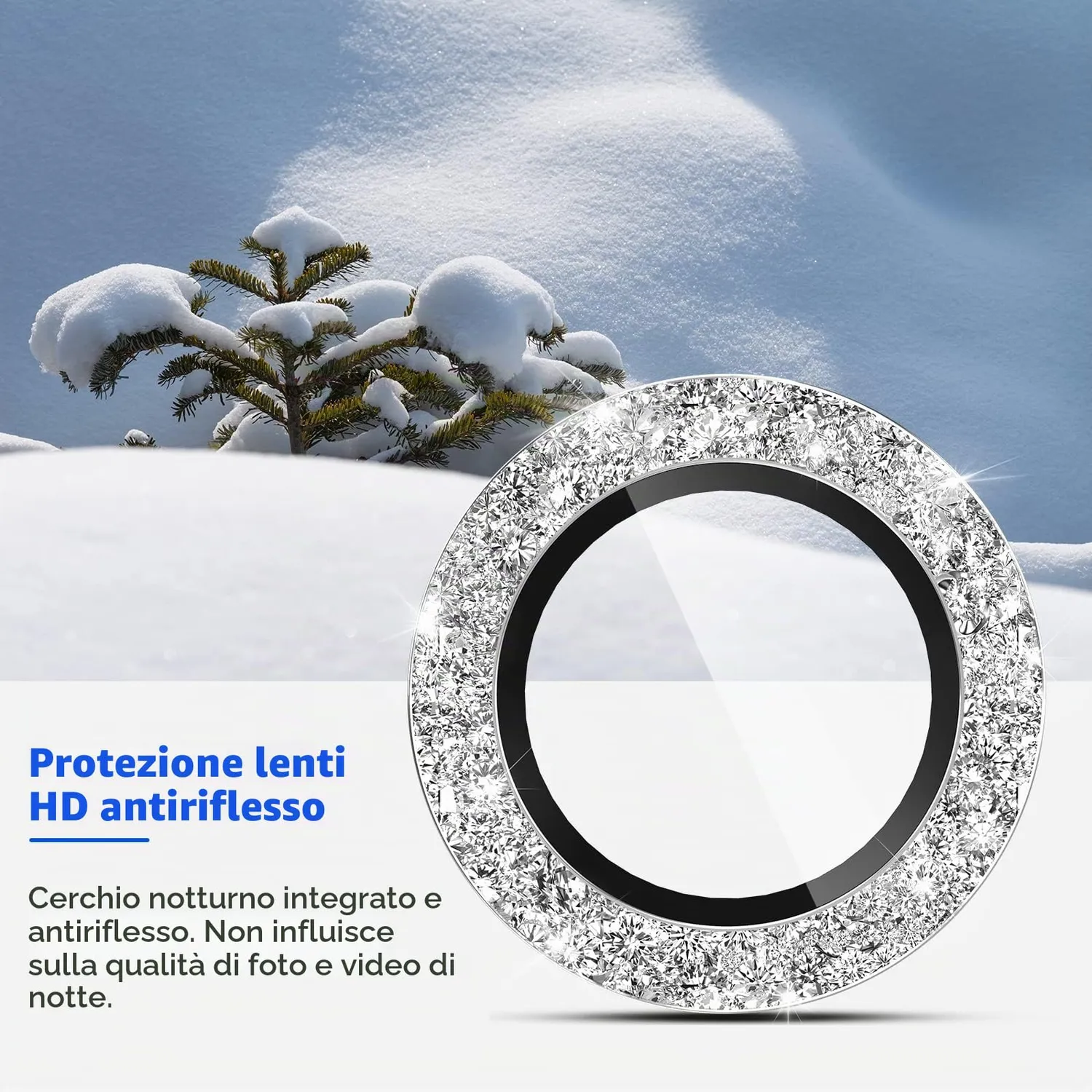 CloudValley Diamante pellicola fotocamera argento 9H