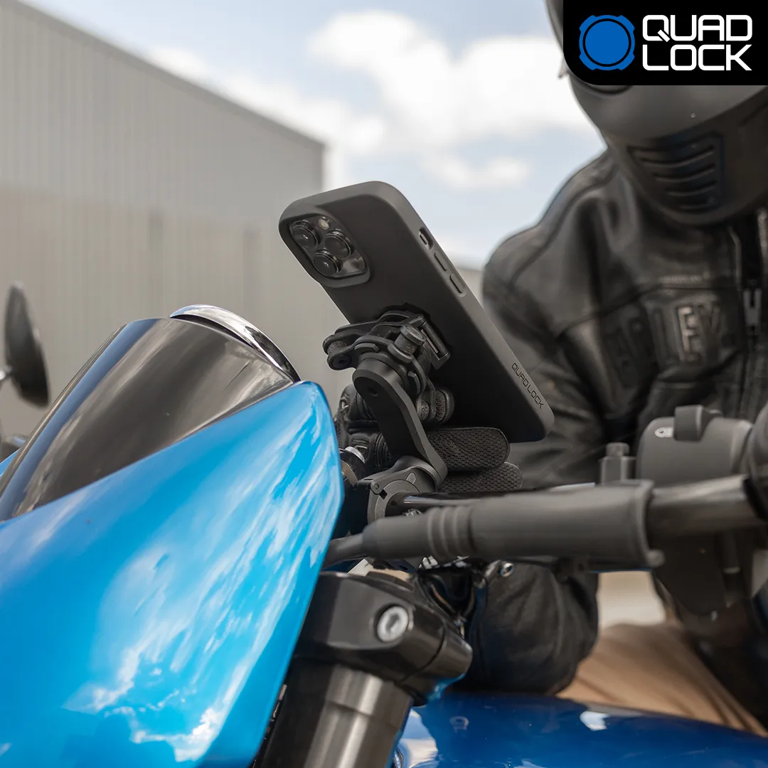 Quad Lock Moto supporto manubrio smartphone nero