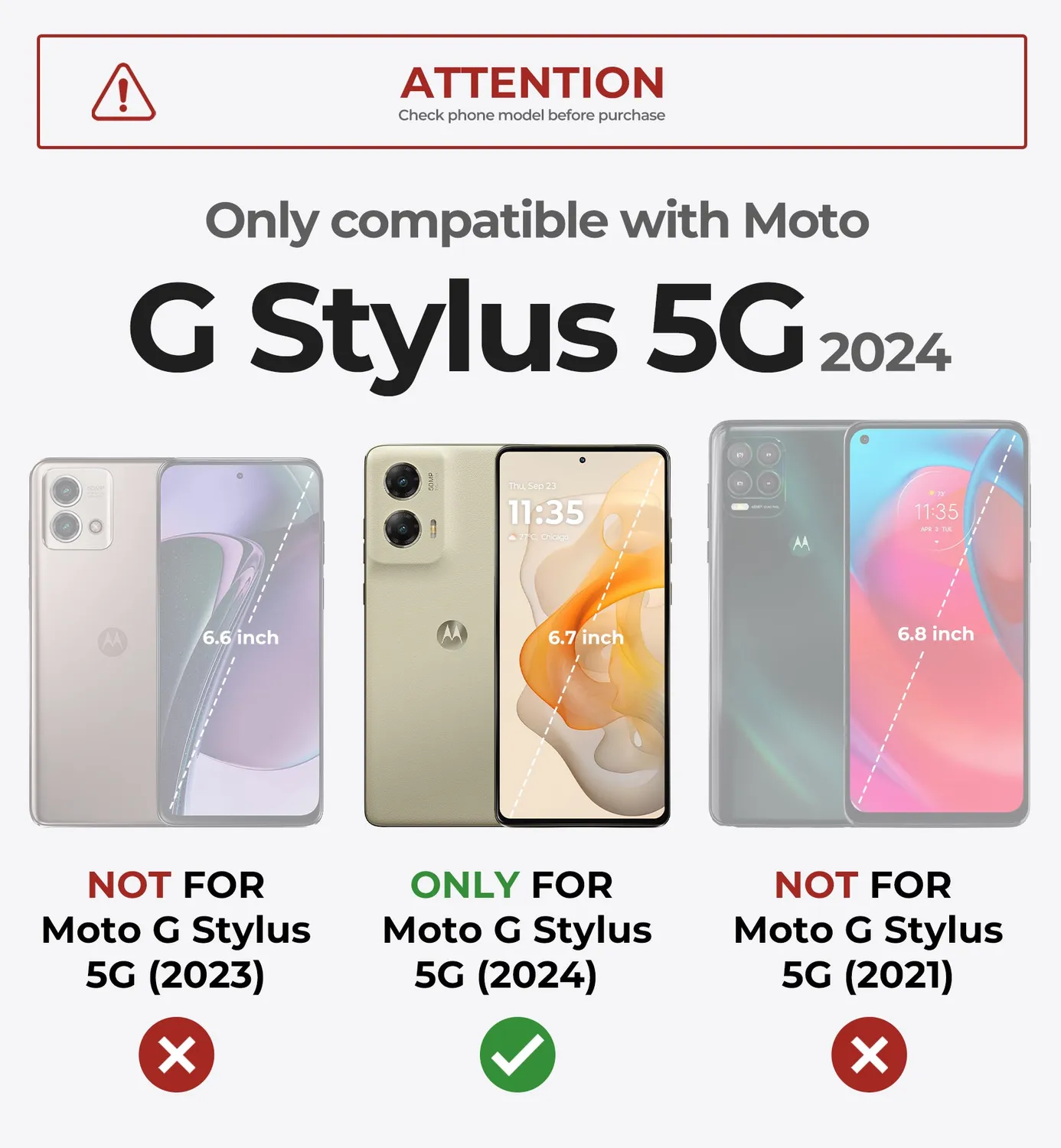 Dexnor Moto G Stylus 5G 2024 cover nera copricamera