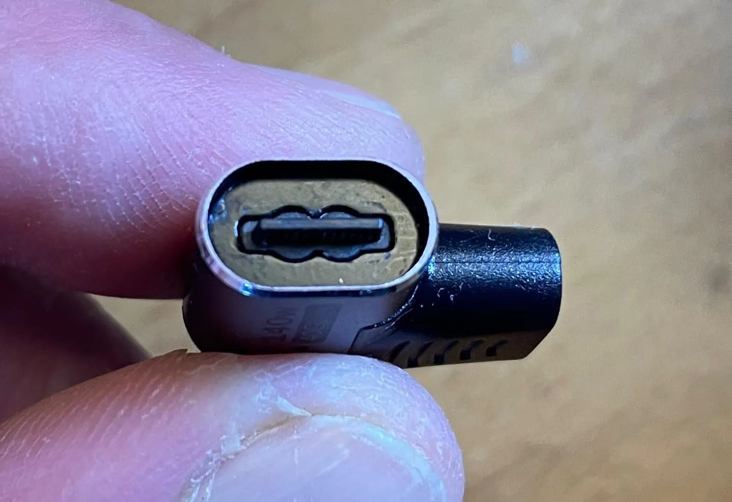 MoKo 140W adattatore USB-C magnetico 2 pezzi gomito