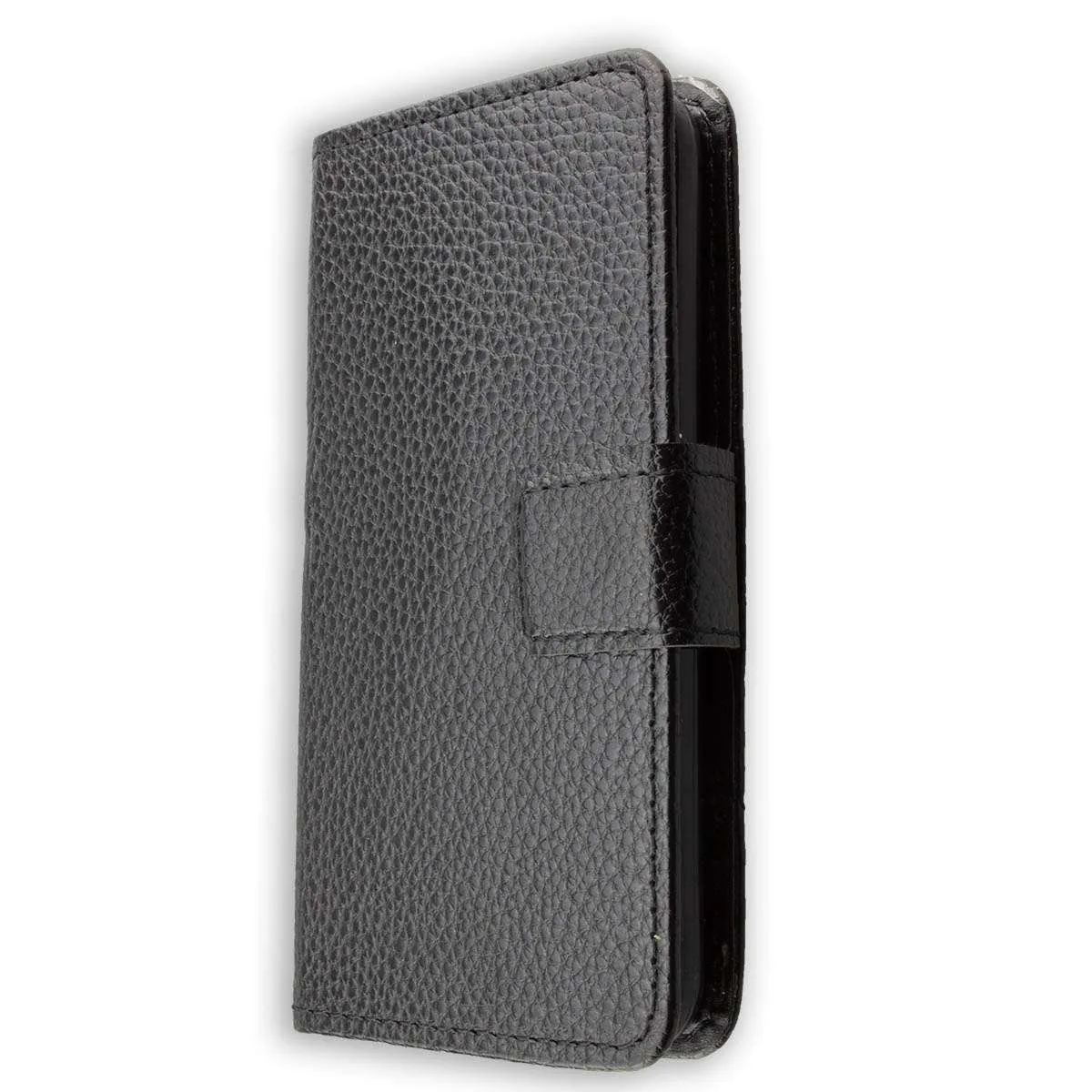 caseroxx Bookstyle Archos 40 Neon custodia portafoglio nera magnetica