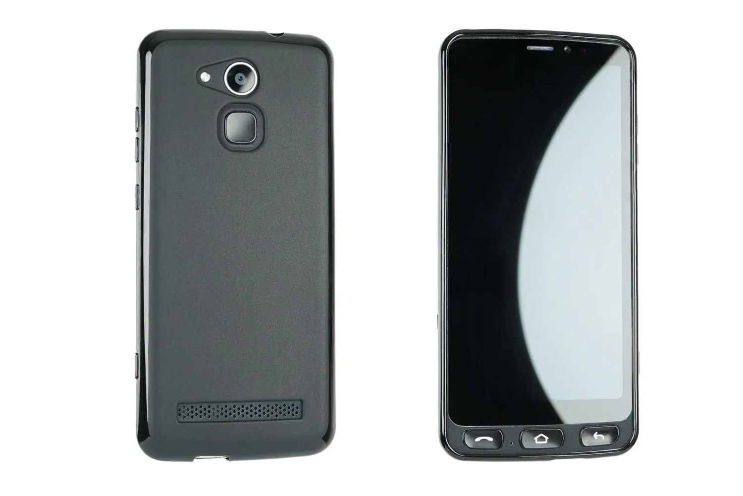 caseroxx TPU cover Funker E500I Smart Easy azzurra antishock