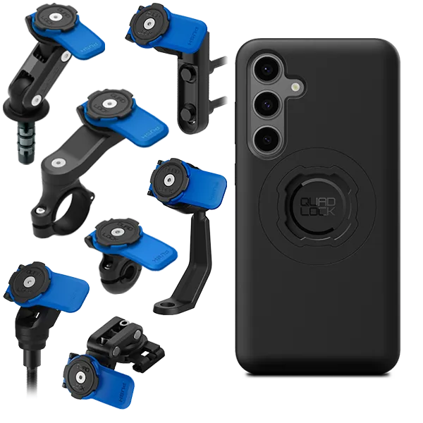 Quad Lock Kit Moto Supporto Manubrio Custodia Galaxy antiurto