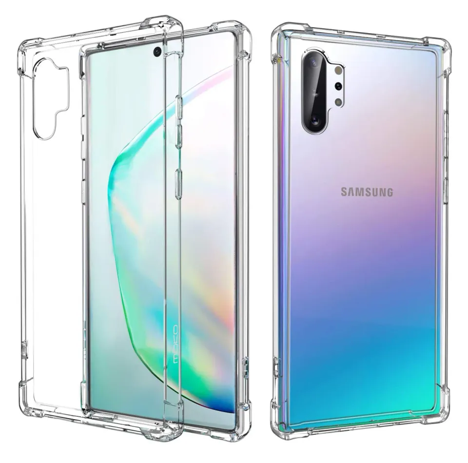 MoKo Galaxy Note 10 Plus custodia trasparente antagraffi