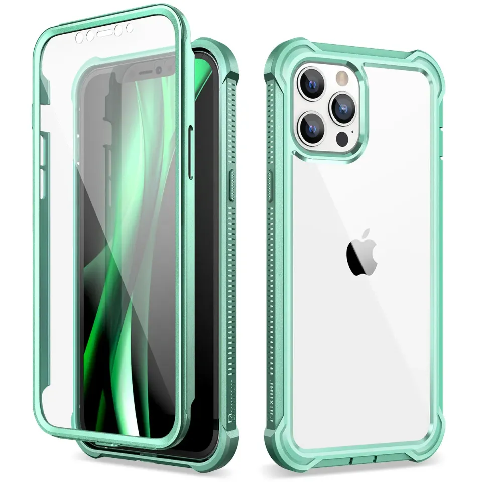 Dexnor iPhone 12 Pro Max cover verde antishock 360