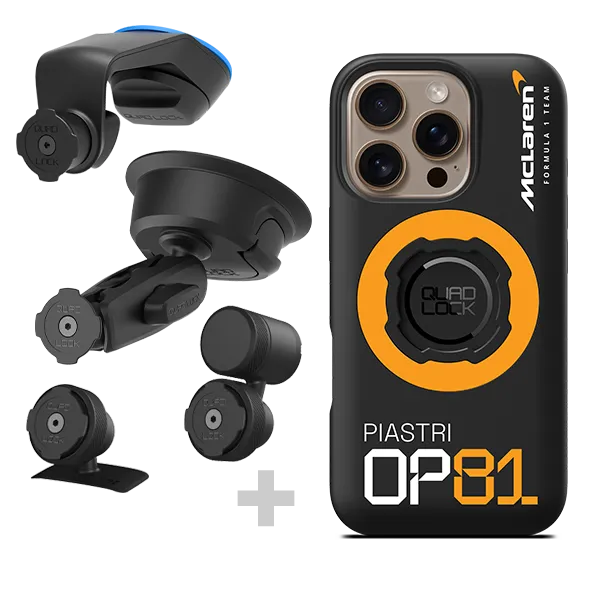 Quad Lock Oscar Piastri Kit auto McLaren edizione