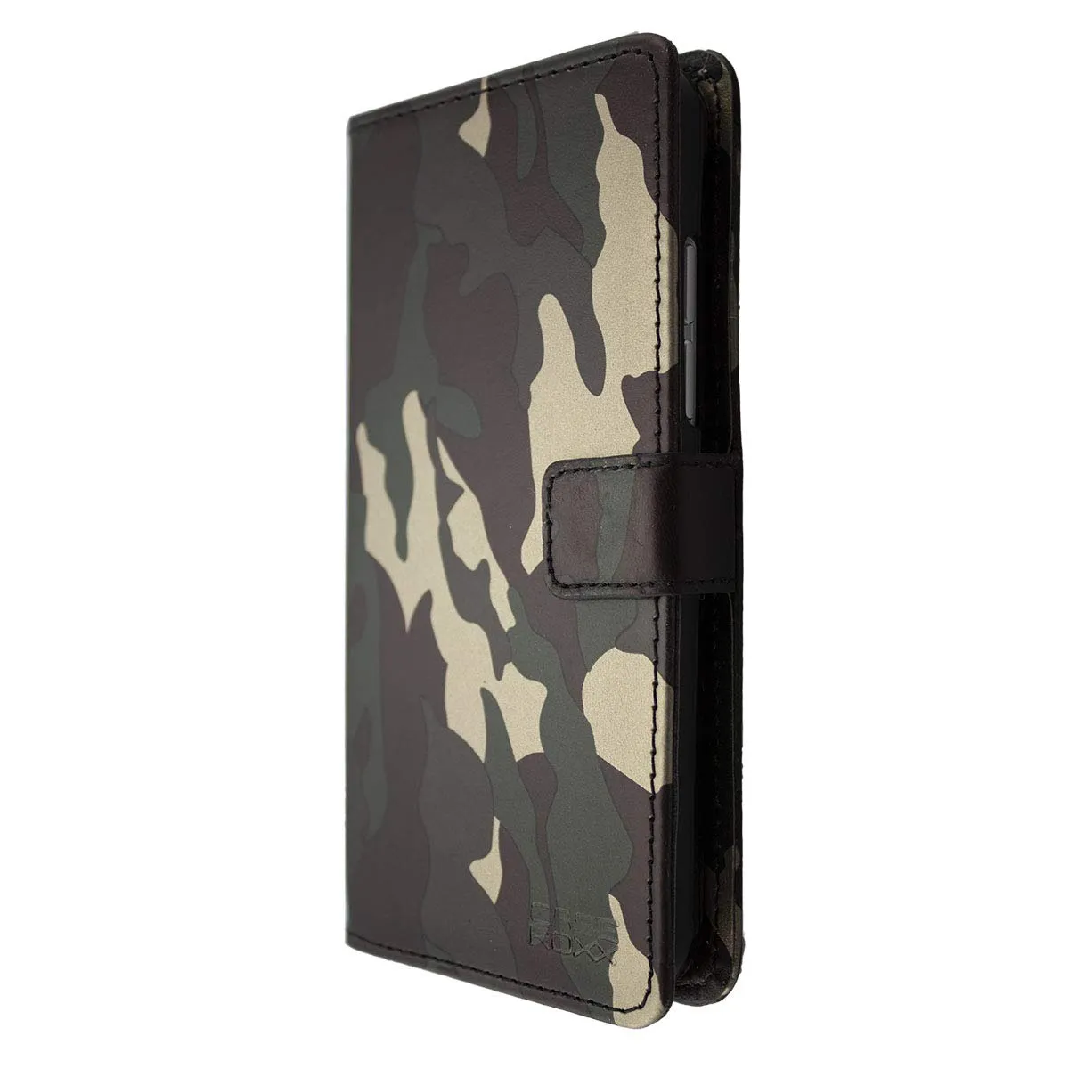 caseroxx Cat S52 cover portafoglio bookstyle mimetica