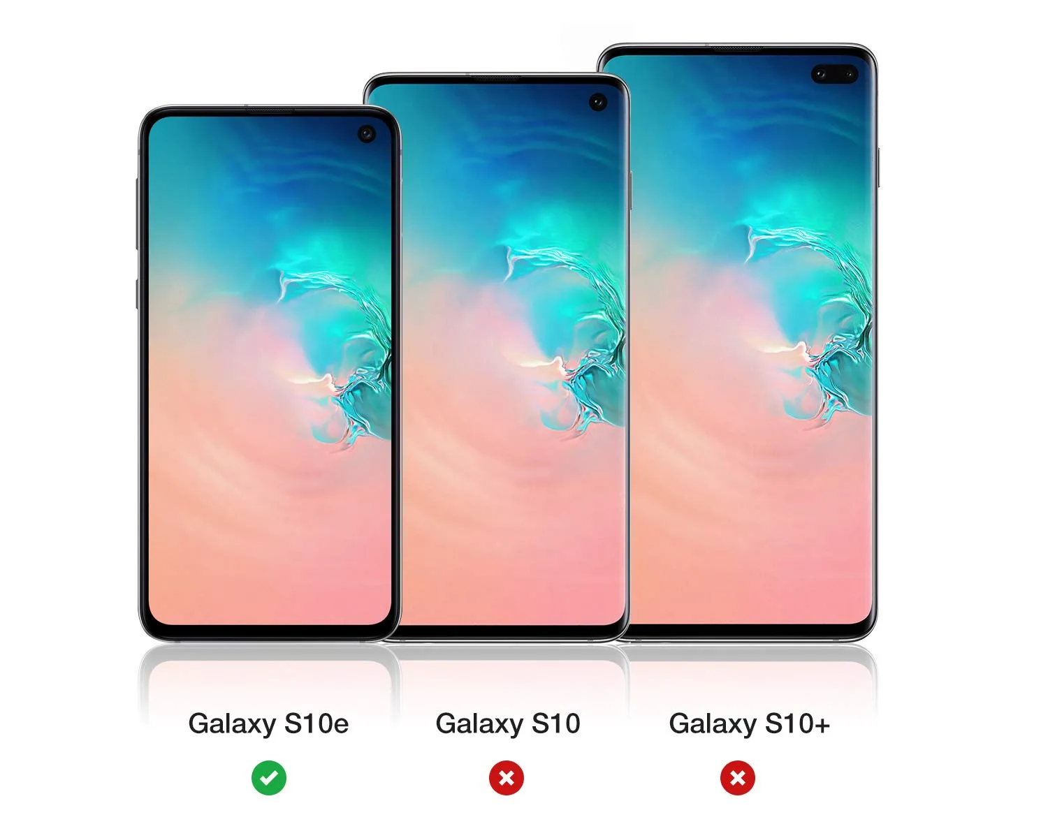 MoKo Halo Cover Galaxy S10e 5.8" Verde Trasparente Antiurto