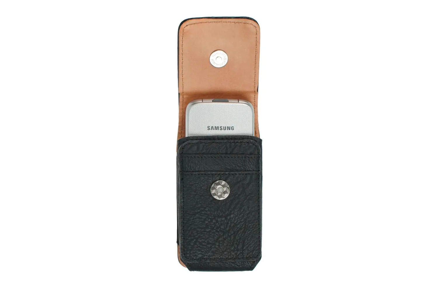 caseroxx Borsa Samsung C3520 nera pelle cintura