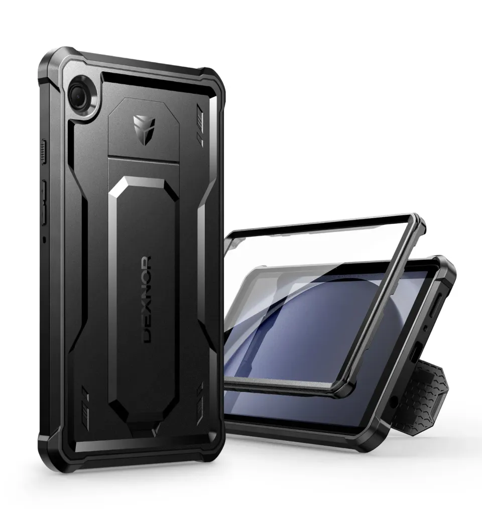Dexnor Galaxy Tab A9 8.7 custodia nera corazzata