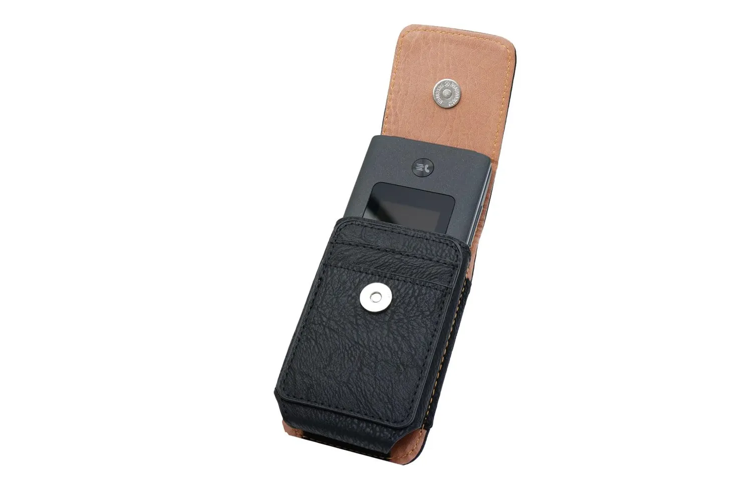 caseroxx Outdoor TCL onetouch 4043 taschino cintura nero pelle