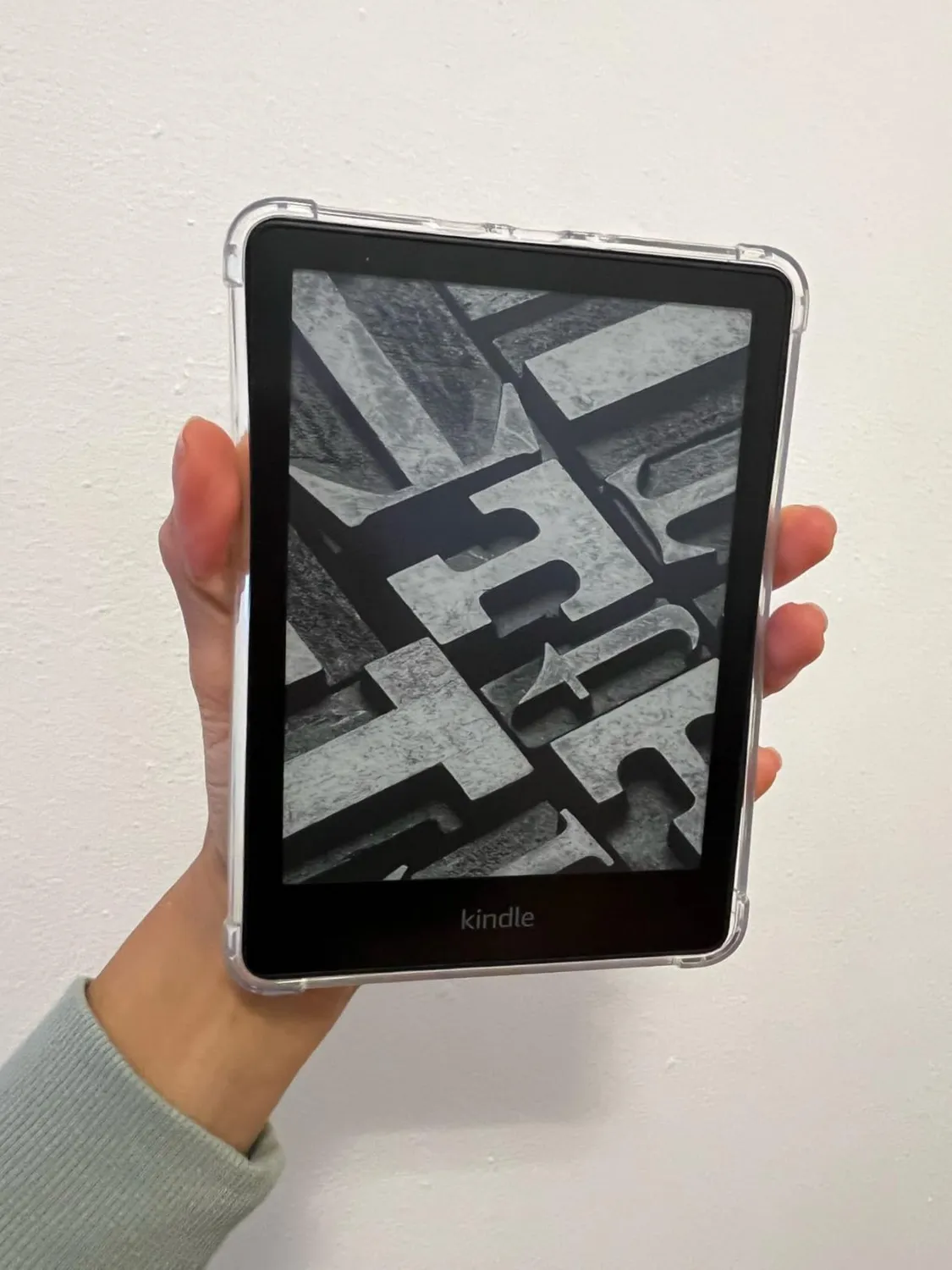 MoKo Cover Kindle Paperwhite 12ª gen 7" nero trasparente TPU