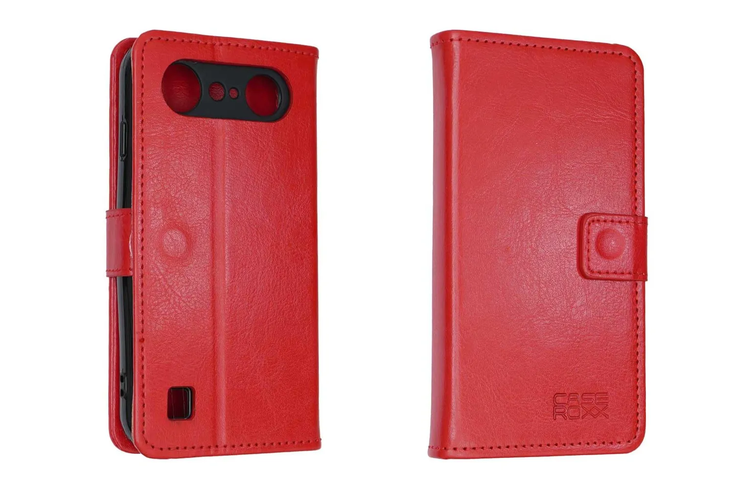 caseroxx custodia Doro Aurora A10 A11 portafoglio rossa
