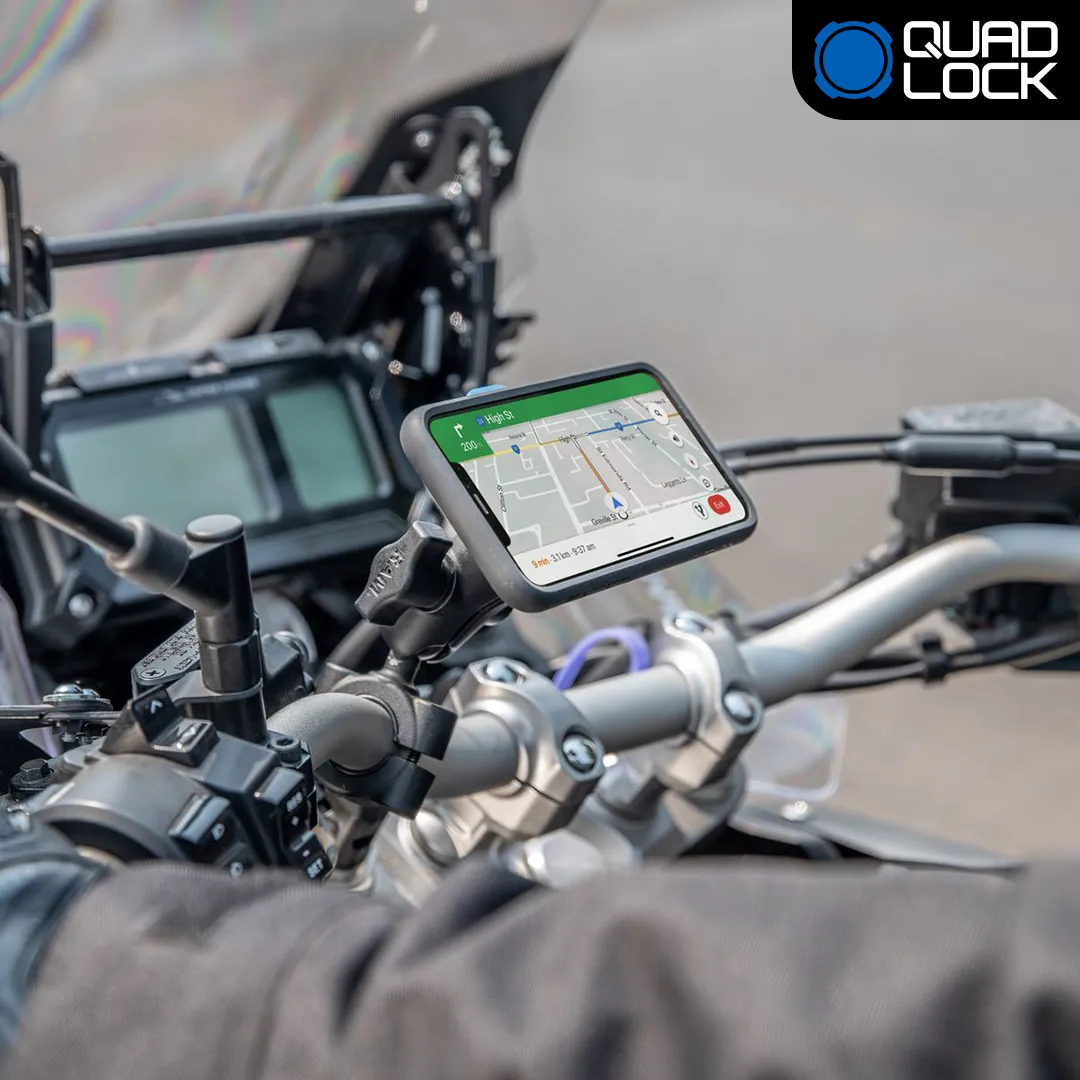 Quad Lock kit moto adattatore sfera 1" Pixel antishock