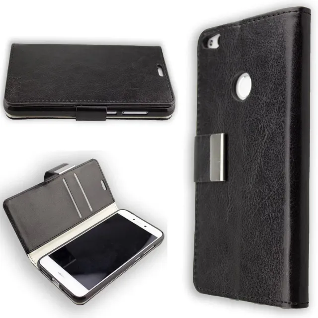 caseroxx Bookstyle custodia a libro Huawei P8 Lite 2017 nero