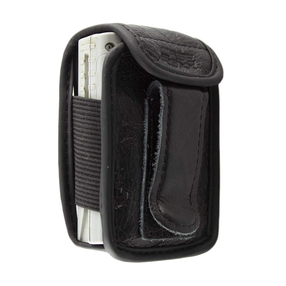 caseroxx Swissphone BOSS fondina cintura nera pelle