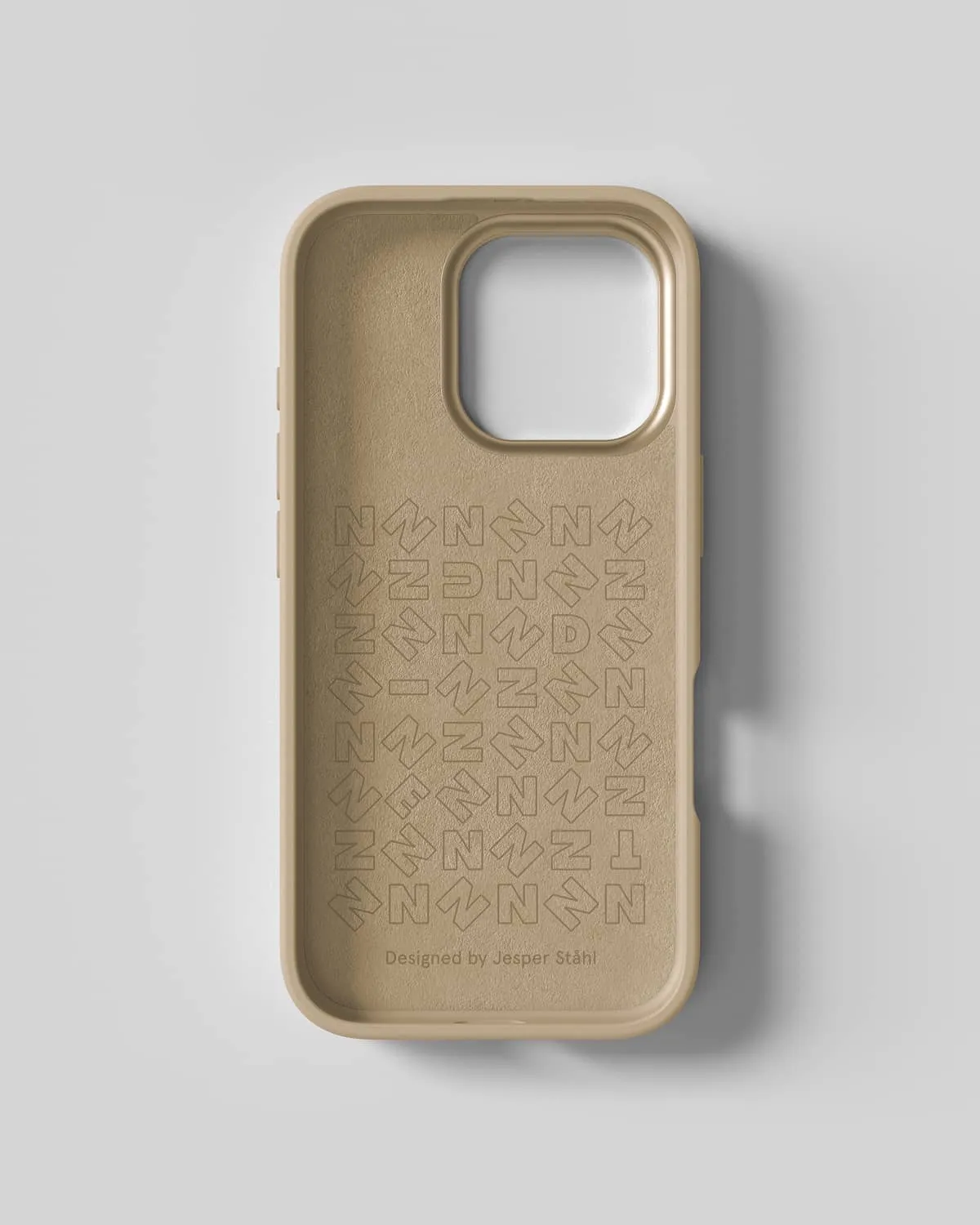 Nudient Bold Case cover iPhone 16 Pro Wool Beige MagSafe