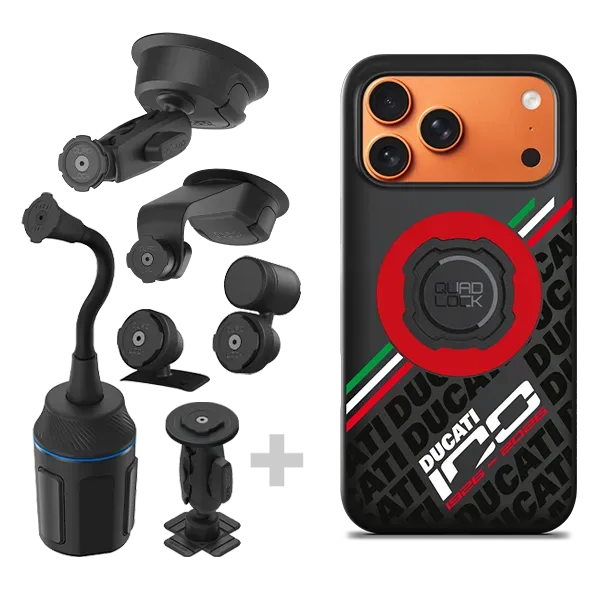 Quad Lock Ducati 100 Years kit auto MAG edizione