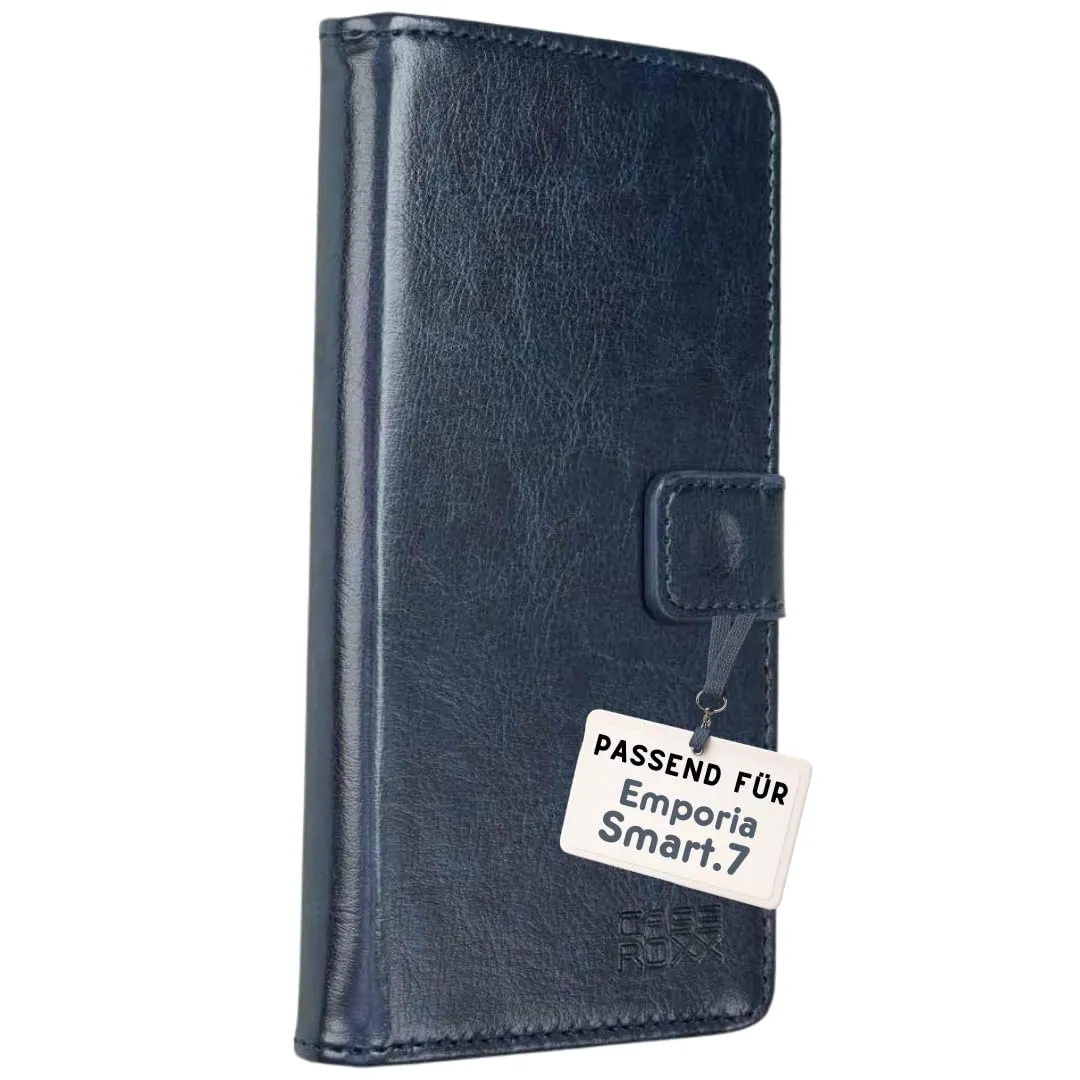 caseroxx Bookstyle Custodia Emporia SMART.ME7/7lite/7mini Nera