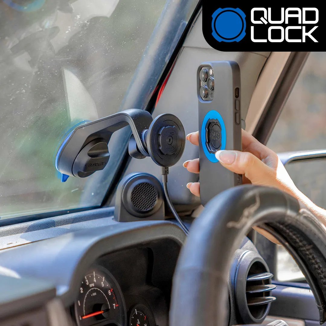 Quad Lock 4x4 Supporto Ventosa Parabrezza Cruscotto Auto