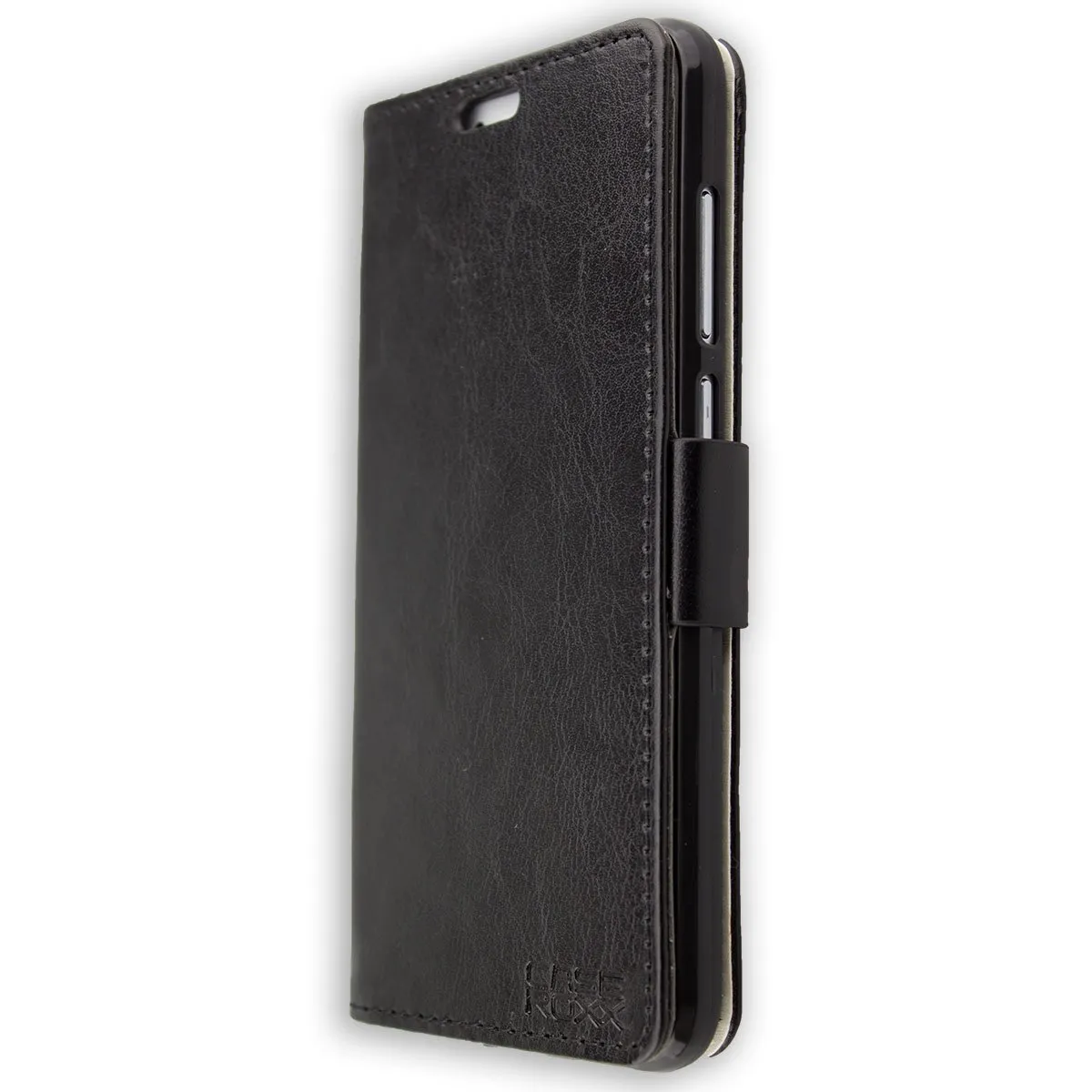 caseroxx Bookstyle custodia a libro Huawei P8 Lite 2017 nero