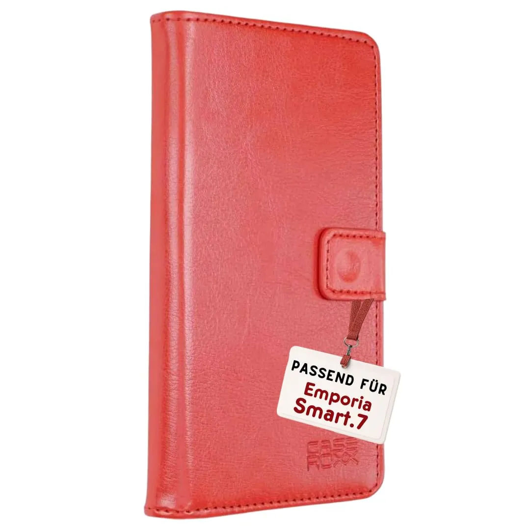 caseroxx Bookstyle Custodia Emporia SMART.ME7/7lite/7mini Nera