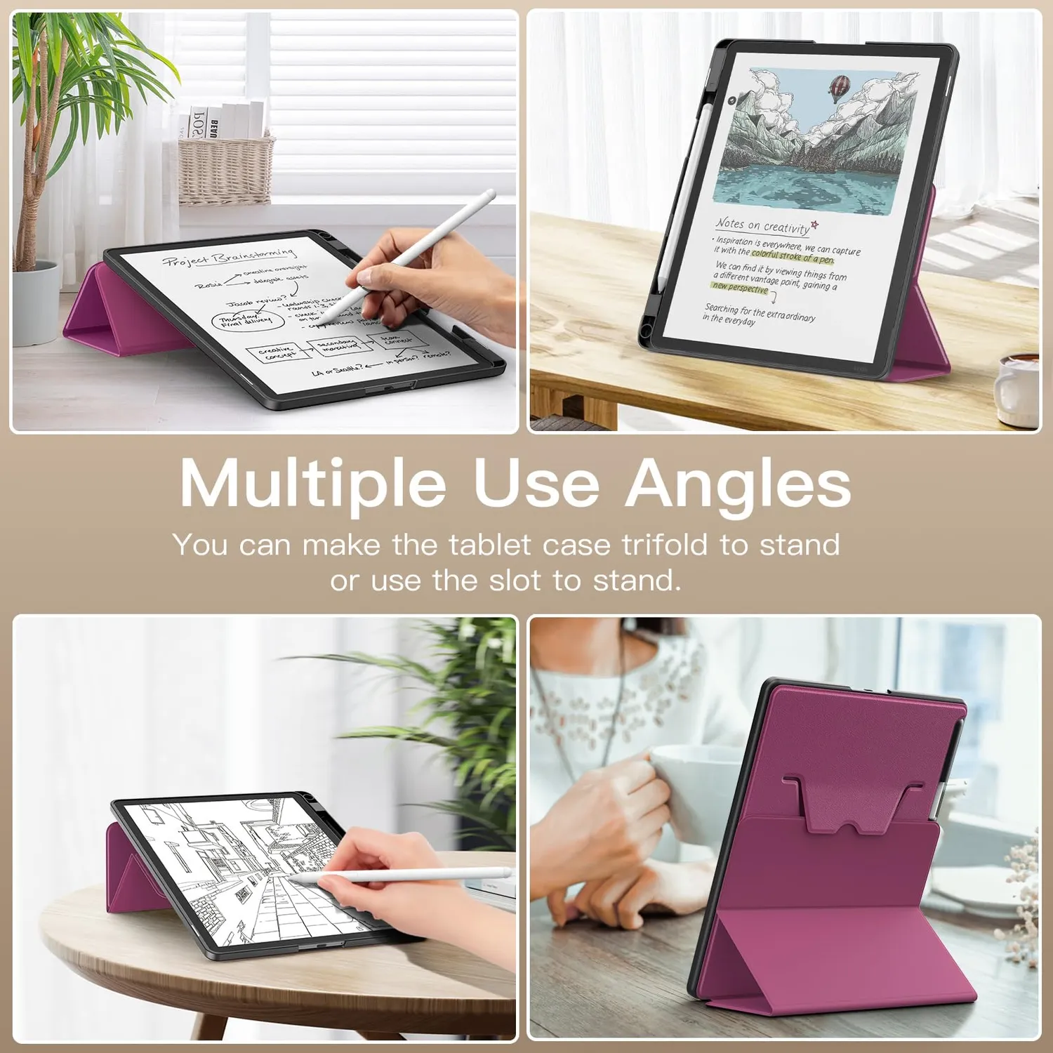 MoKo Kindle Scribe 11 pollici custodia Fico con supporto