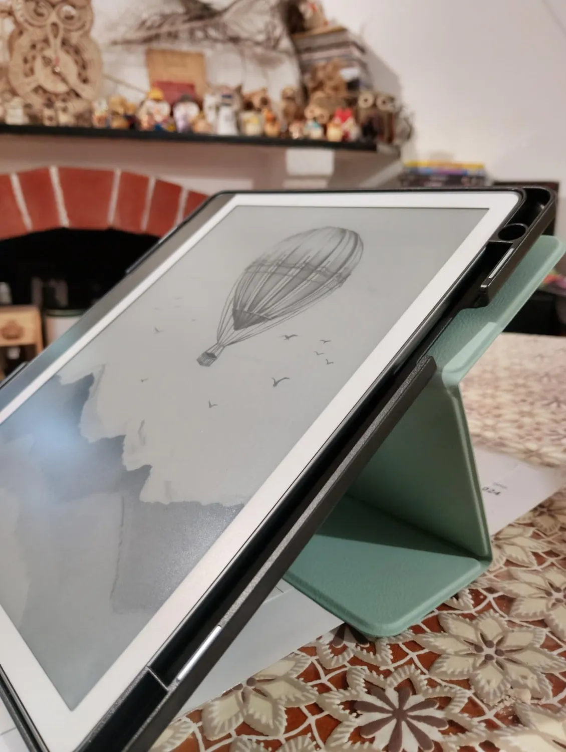 MoKo Custodia Kindle Scribe 11" 2025 Supporto Nero stand