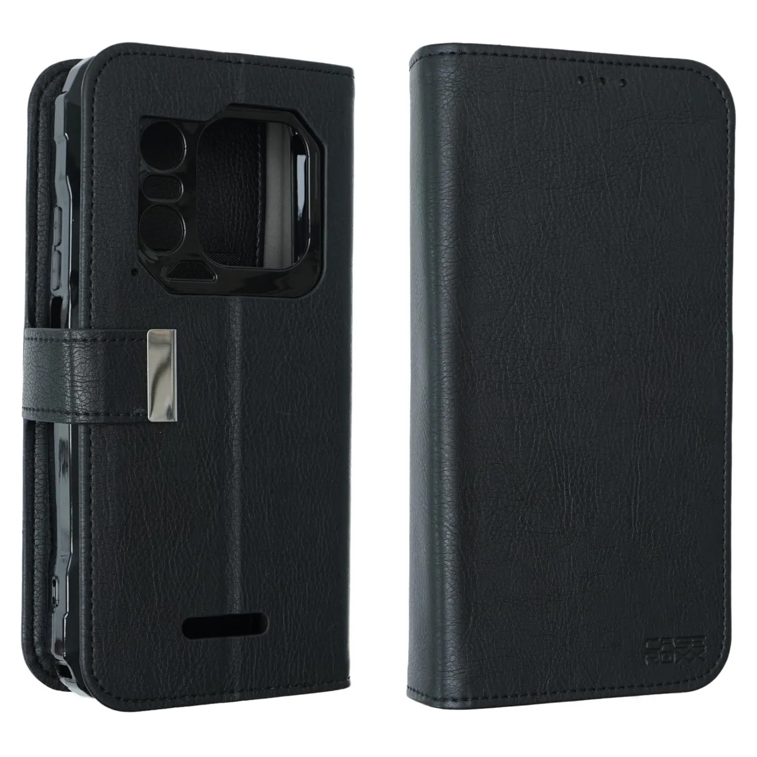 caseroxx Bookstyle Blackview Xplore 1 custodia nero portacarte