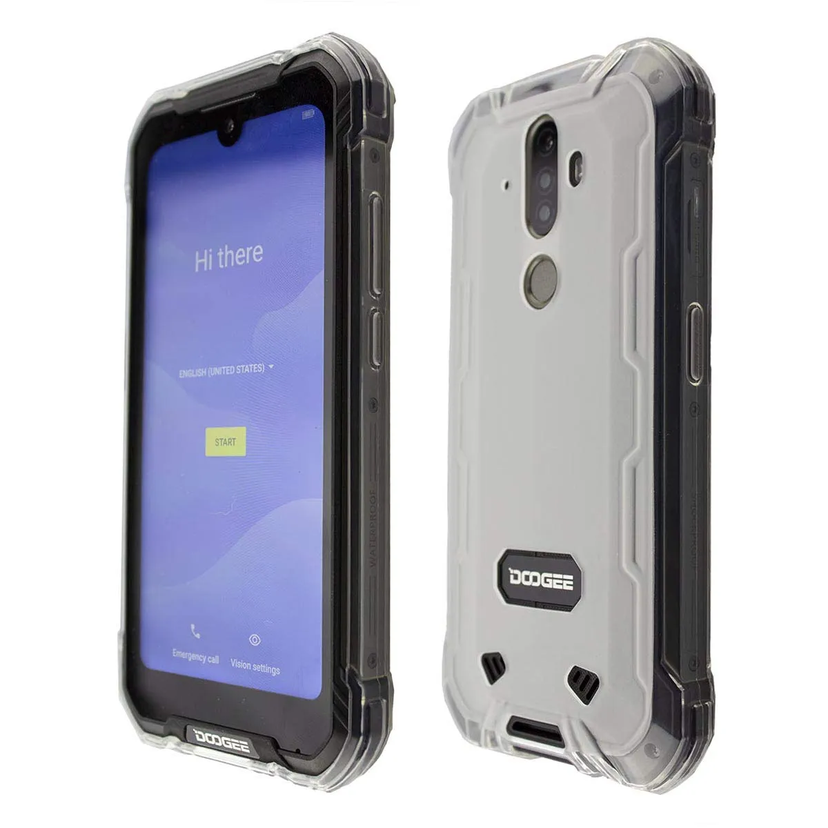caseroxx Doogee S58 Pro cover TPU nera antiurto