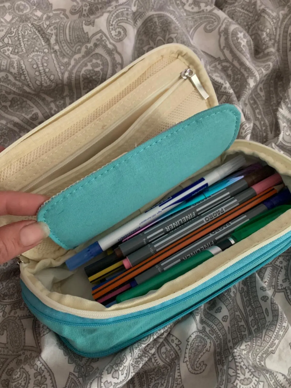 MoKo astuccio portamatite tela grande capacità organizer